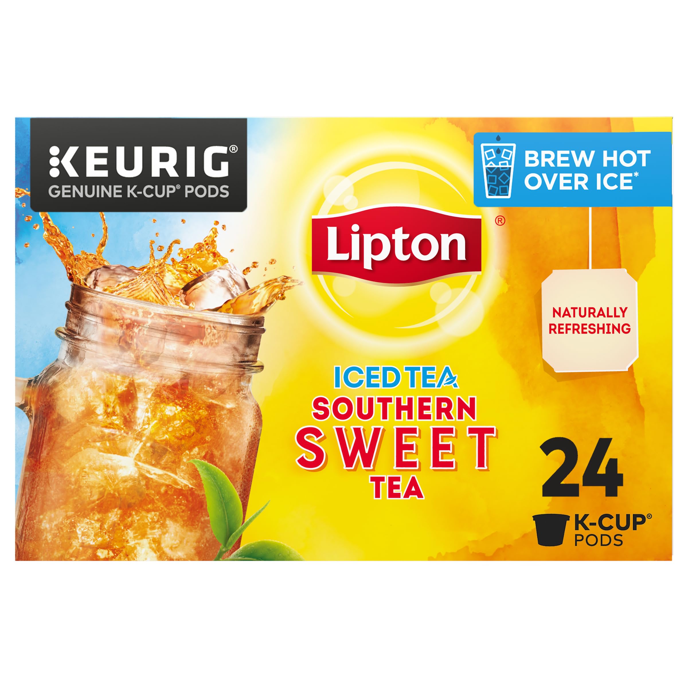 Lipton Southern Sweet Iced Tea K-Cup pod for quick, flavorful iced tea anytime.