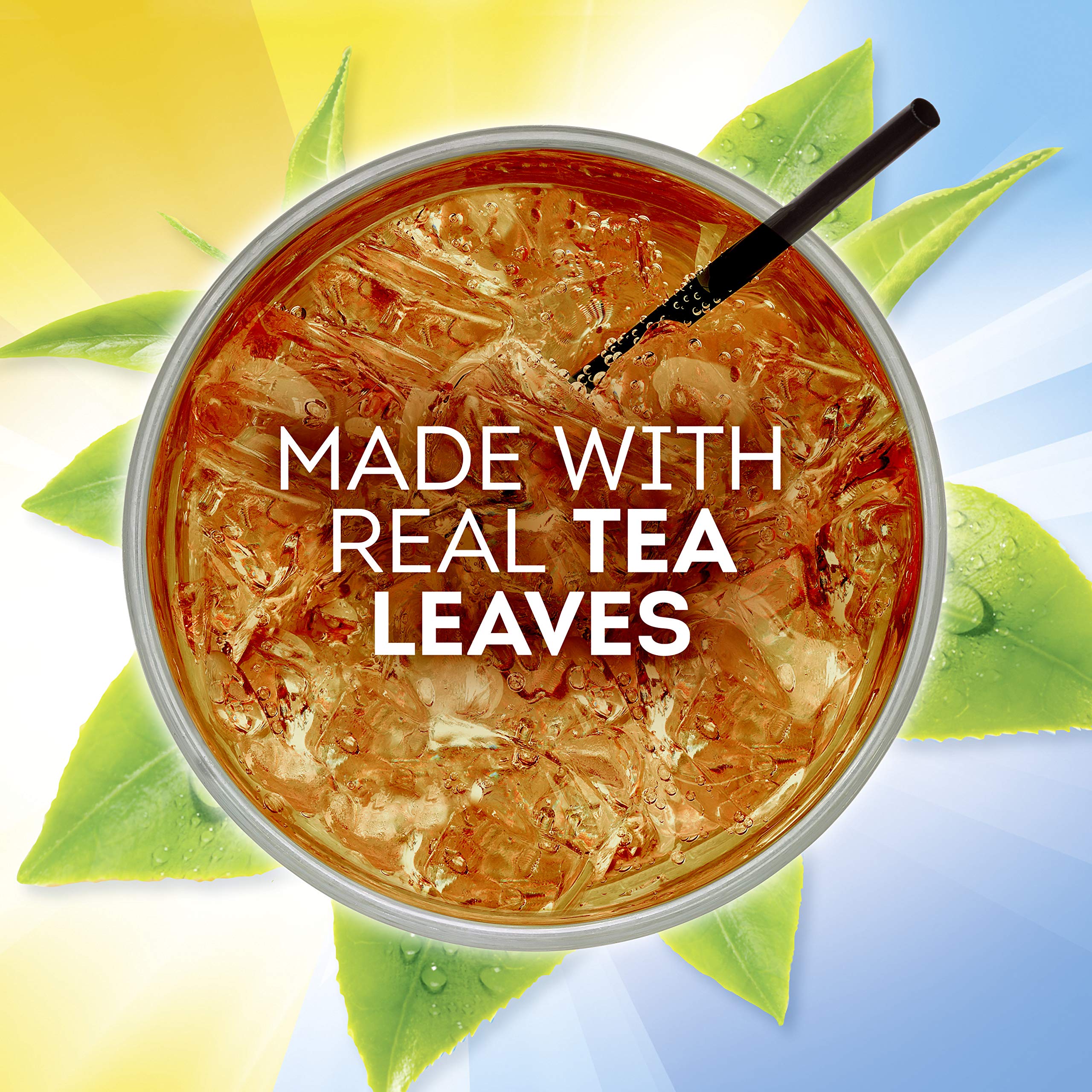 Packaging back showing brewing suggestions for Lipton tea.