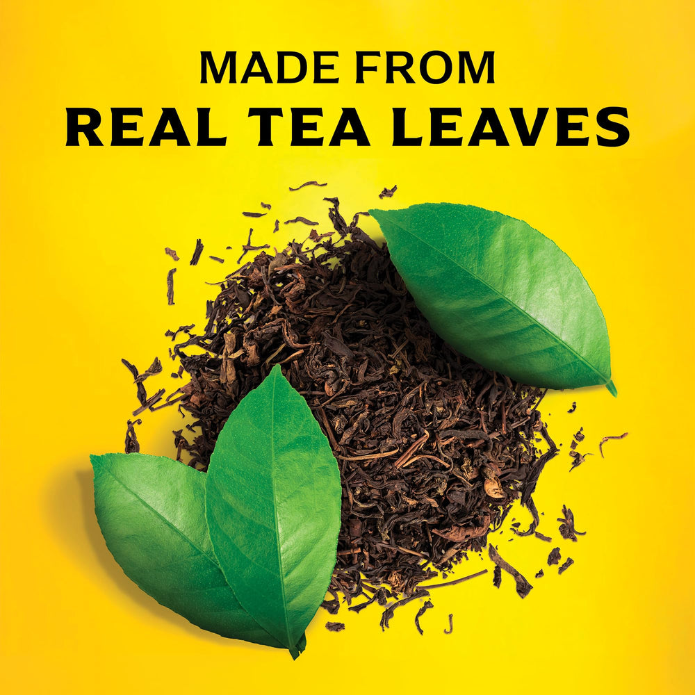 Kosher OU certification label on Lipton tea bottle