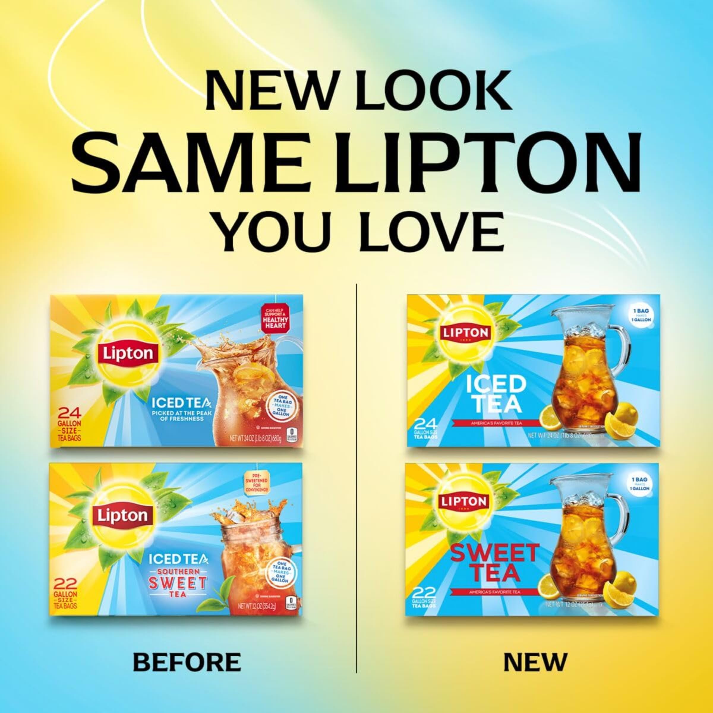 Lipton Southern Sweet Tea on stovetop brewing for quick, convenient tea