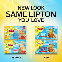 Lipton Southern Sweet Tea on stovetop brewing for quick, convenient tea
