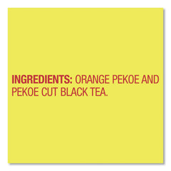 Lipton tea bag with real fruit pieces for authentic infusion.