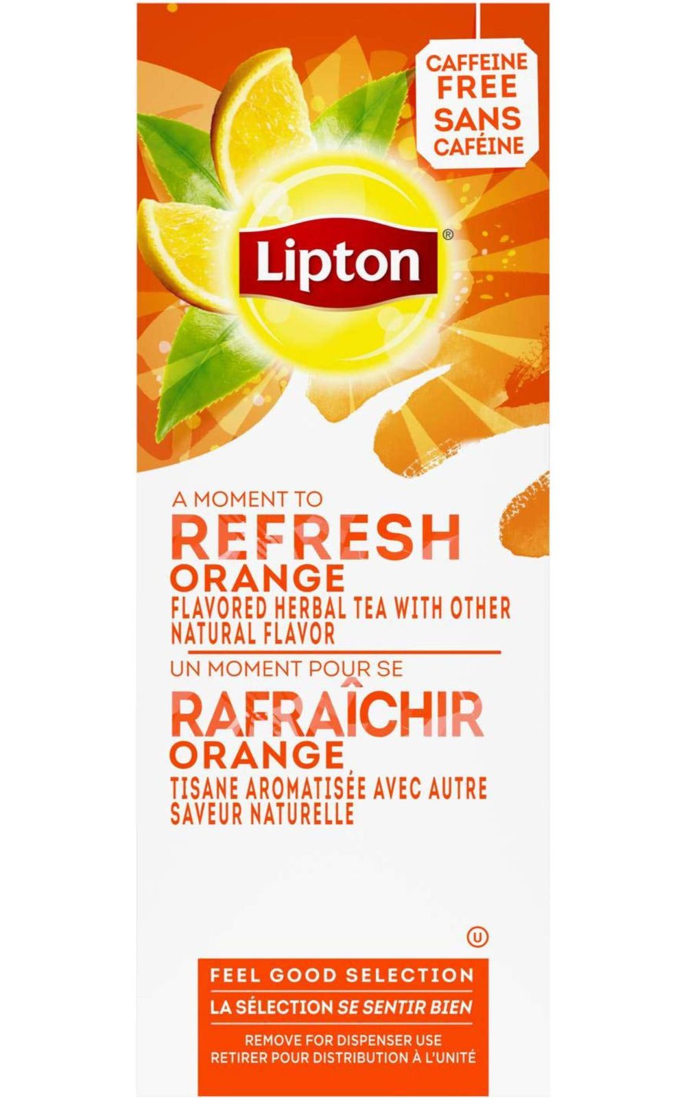 Lipton tea bags individually wrapped for on-the-go convenience and freshness.