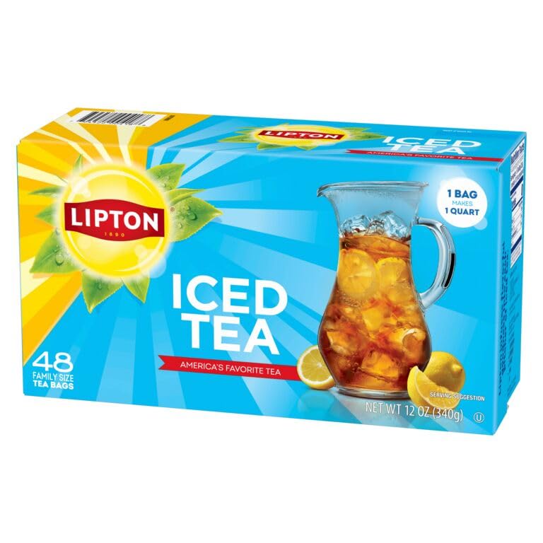 Two tea bags per quart for easy pitcher preparation and consistent flavor.