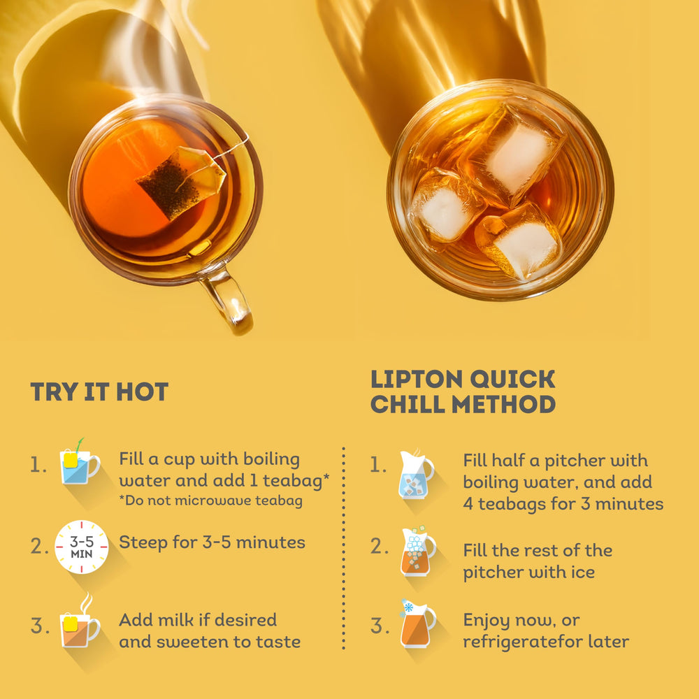 Lipton Yellow Label served with friends for a cozy tea moment.