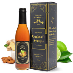 Liquid Alchemist Falernum Syrup bottle for tropical cocktails