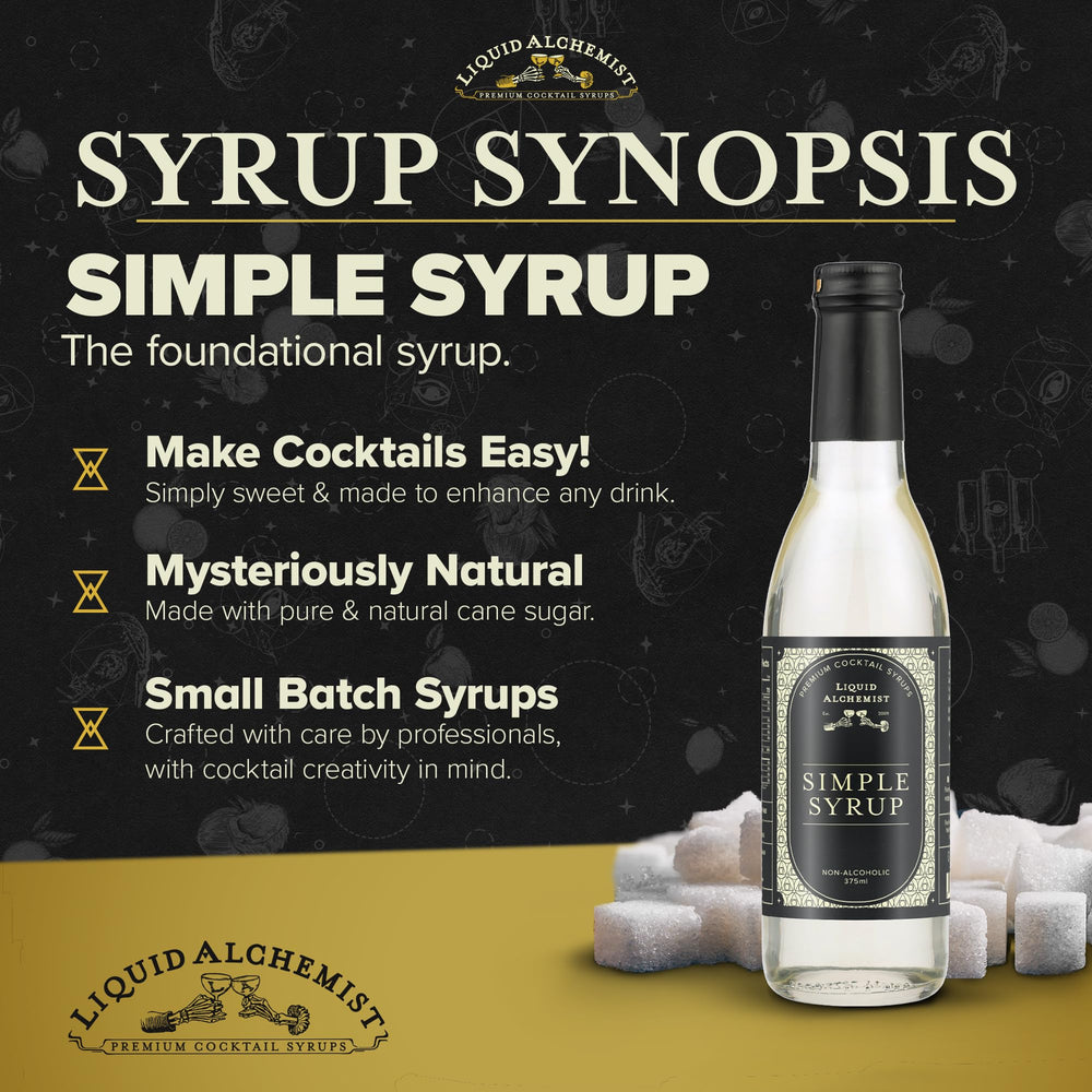 Liquid Alchemist bottle being poured for Old Fashioned mix