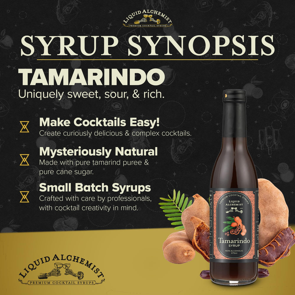 Cocktail glass with tamarind syrup demonstrates bold, balanced tamarind finish