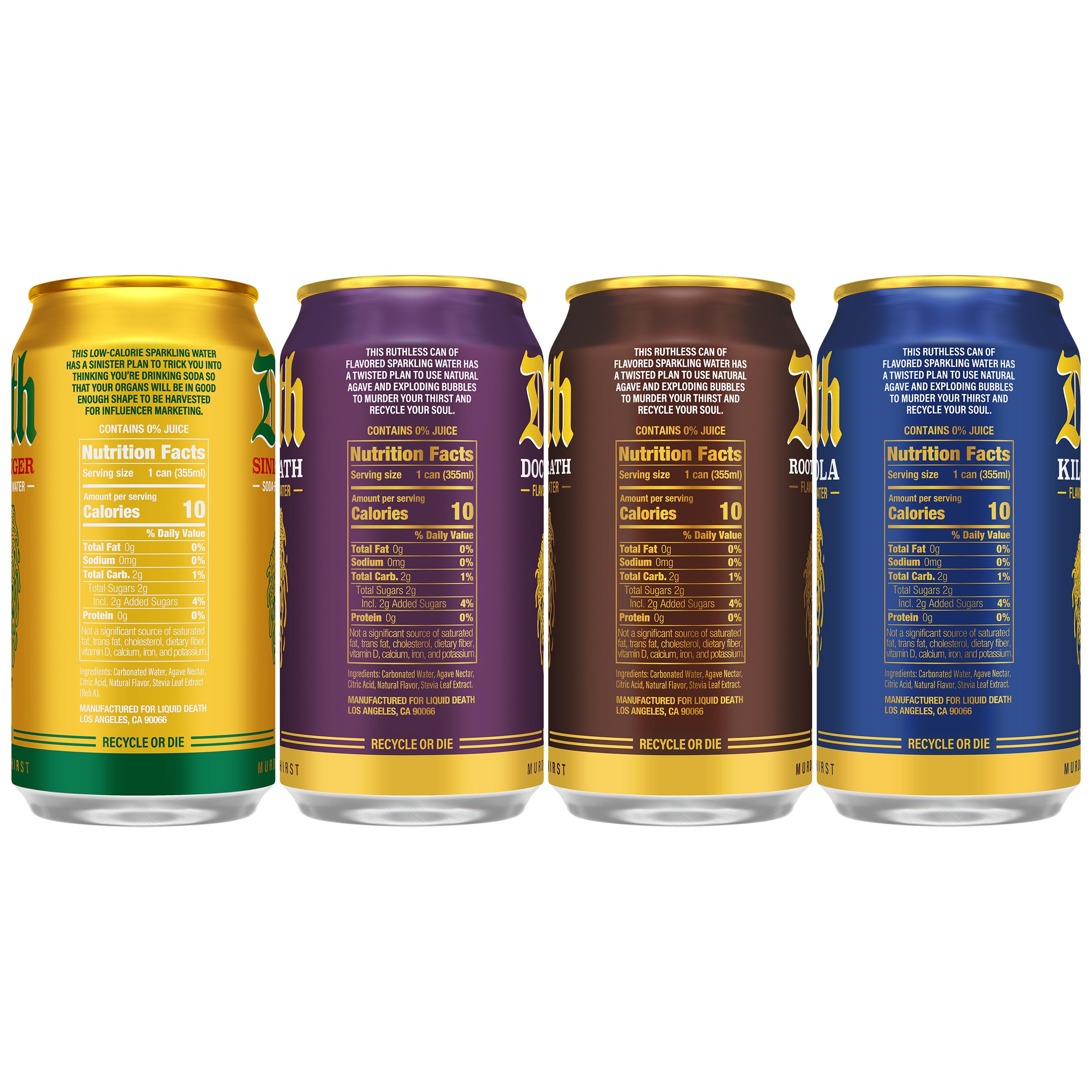 Liquid Death Cola can offers classic flavor with no artificial sweeteners.