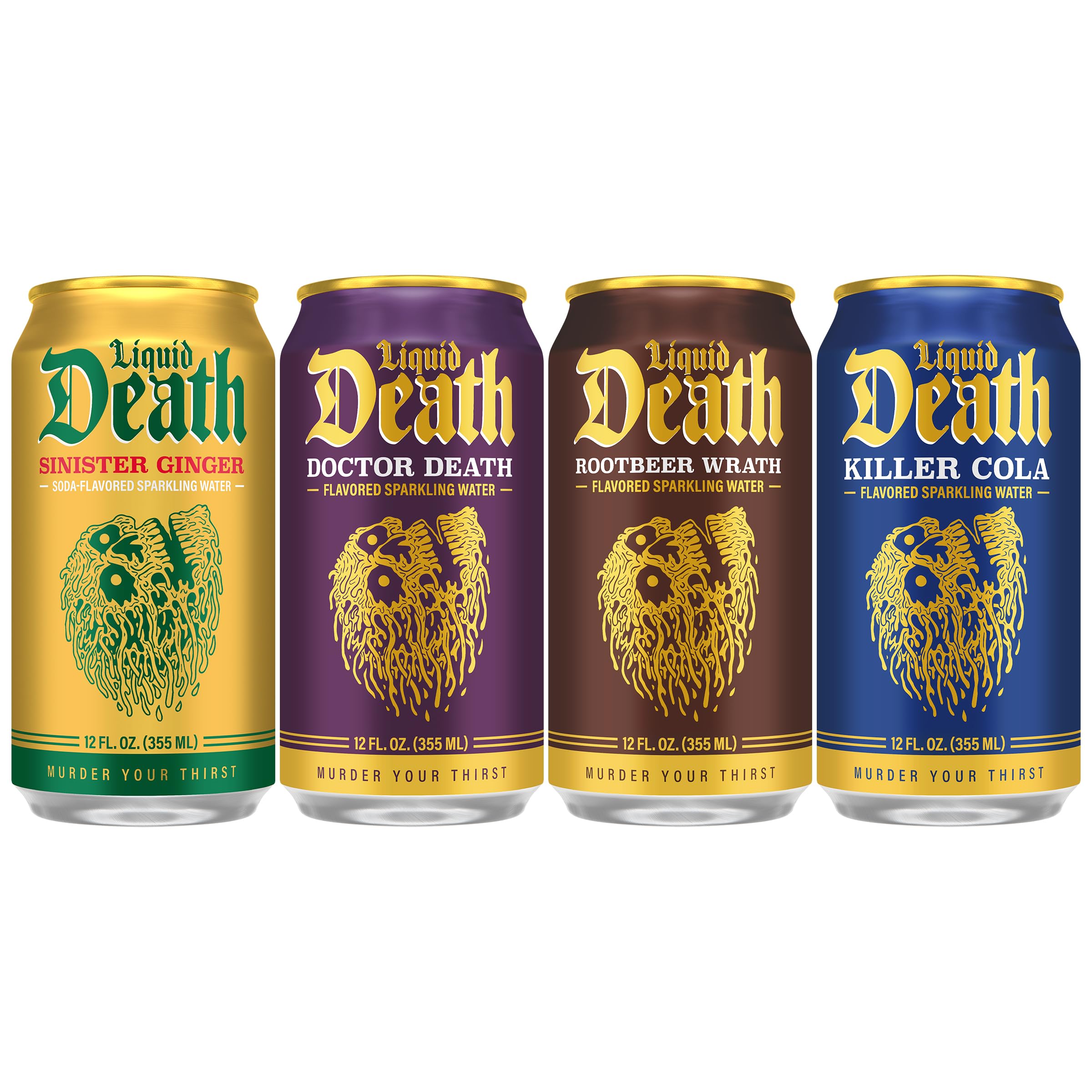 Liquid Death Doctor Death can delivers bold flavor with no caffeine.