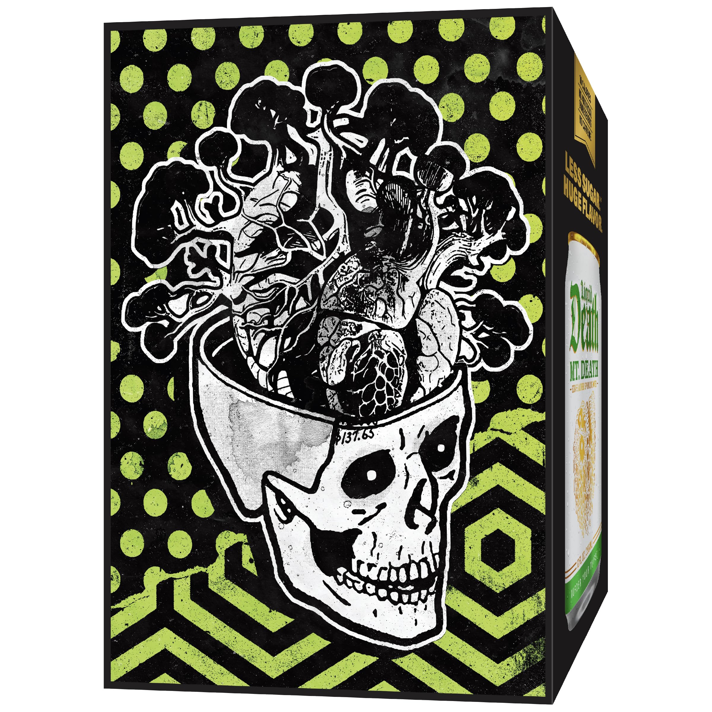 Liquid Death Mt. Death at a beach gathering demonstrating social refreshment option