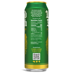Liquid Death Severed Lime held in hand to show can size and portable convenience