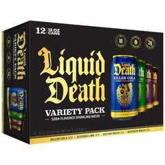 Liquid Death Lime can shows bold flavor with low sugar for quick refreshment.