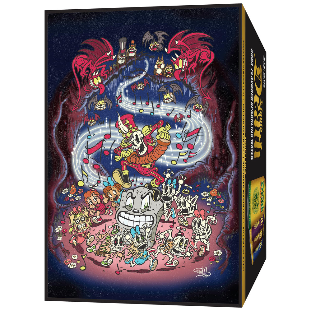 Liquid Death Variety Pack 12 cans for convenient hydration and sharing.