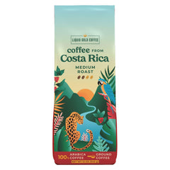 Liquid Gold Coffee Costa Rica single-origin ground 12oz for a bright morning brew