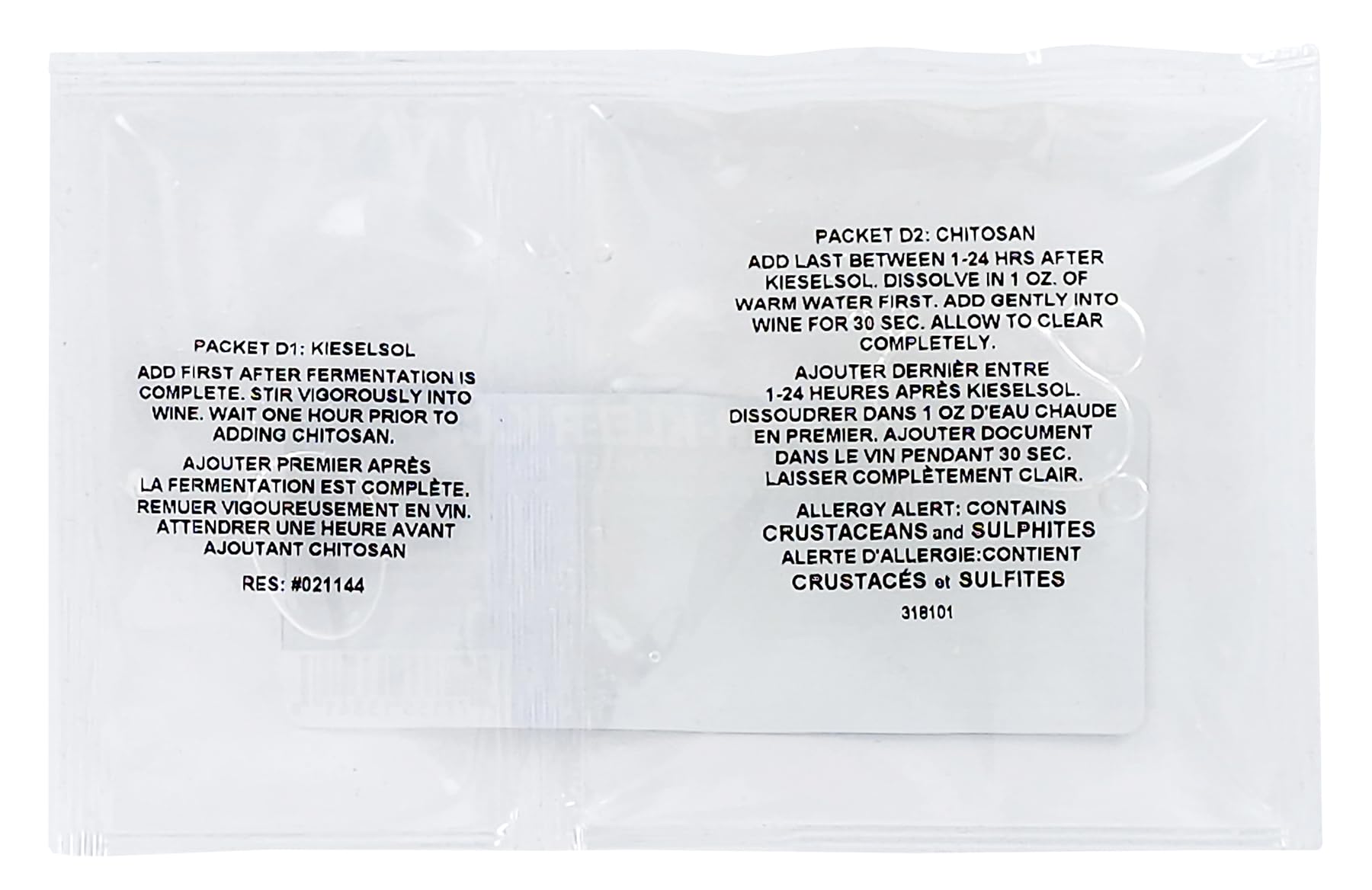 Liquor Quik KC Finings four-pack packaging shown for bulk use.