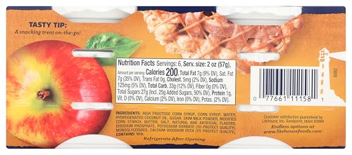 Litehouse caramel dip apple-dipping cup for school lunches
