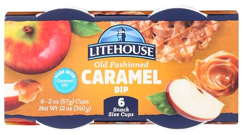 Litehouse butter and coconut oil caramel dip with creamy texture