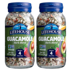 Litehouse Freeze Dried Guacamole Herb Blend jar front, ready for quick, flavorful guacamole.