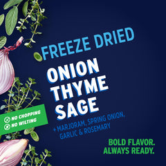 Litehouse Freeze Dried Herbs in a bowl showcase bold flavor ready to stir.