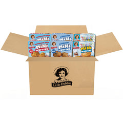 Little Debbie Birthday Cake mini muffins box for quick, on-the-go mornings.