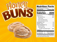 Little Debbie Honey Buns, individually wrapped, stay fresh for busy days.