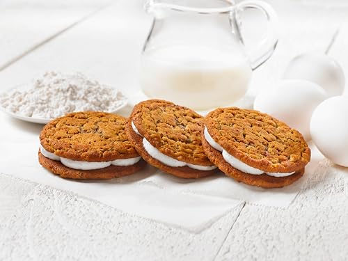 Little Debbie Oatmeal Creme Pies ingredients highlight oats and molasses.