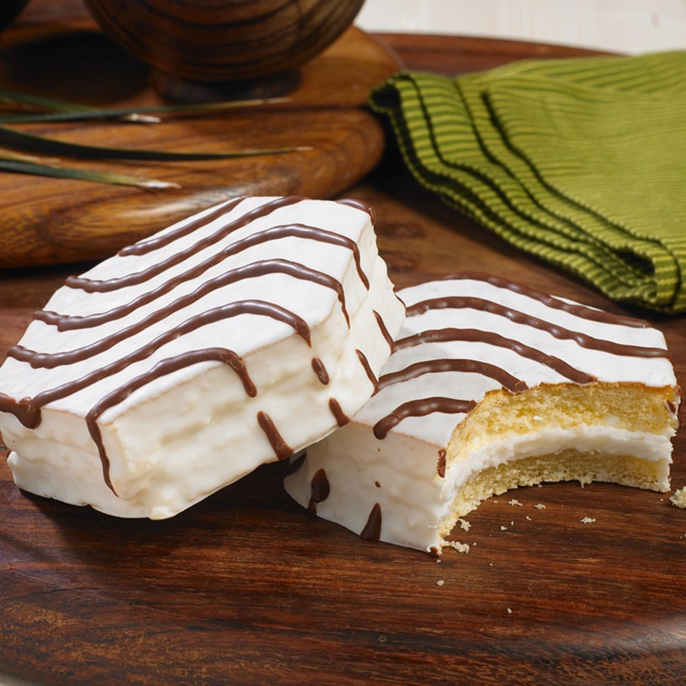 Zebra Cakes as a convenient family snack during a busy day.