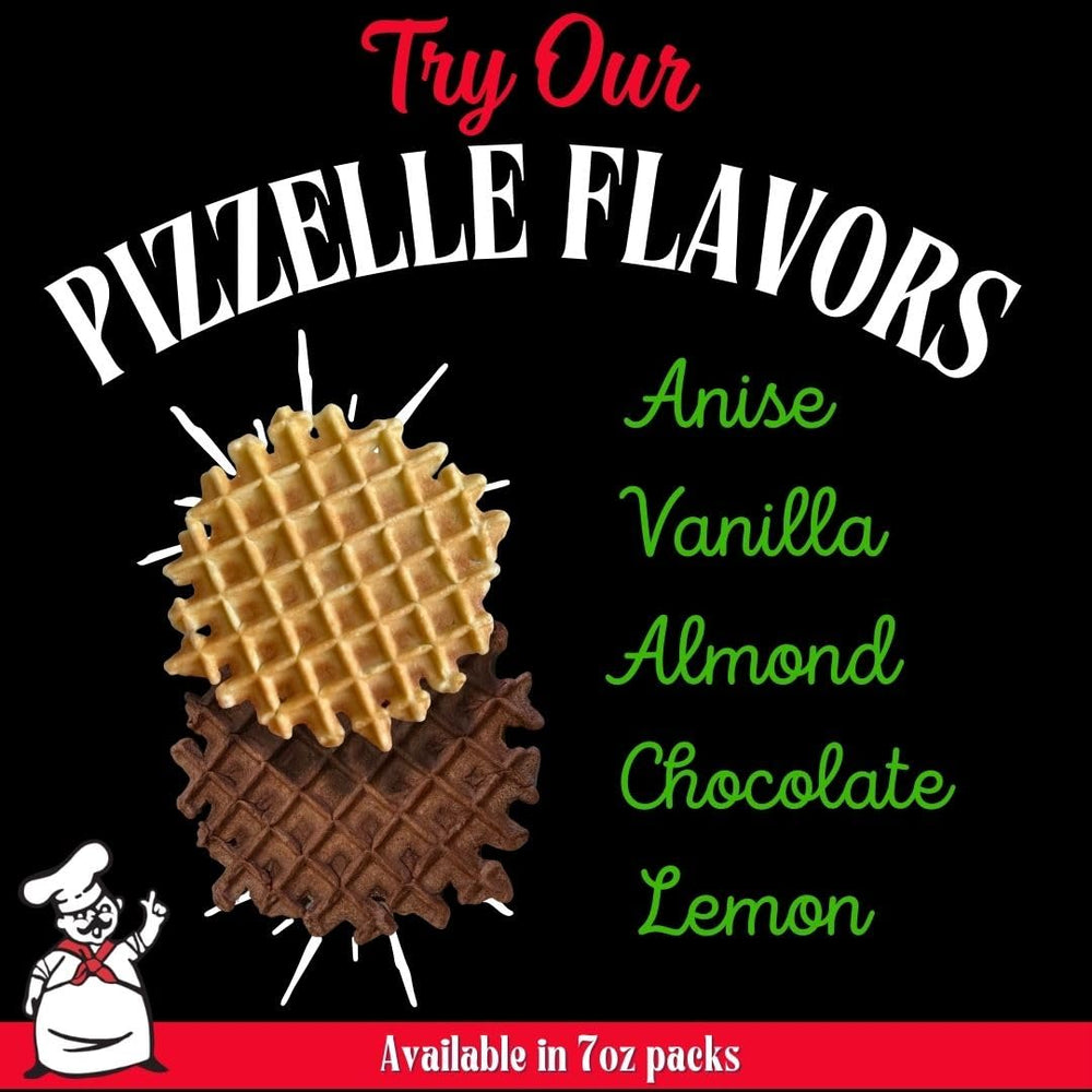 American-made tradition: Little Pepi's Vanilla Pizzelles in a cozy kitchen.