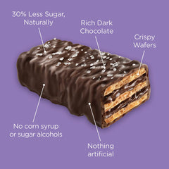 Little Secrets dark chocolate crispy wafers movie night treat ideal for sharing.