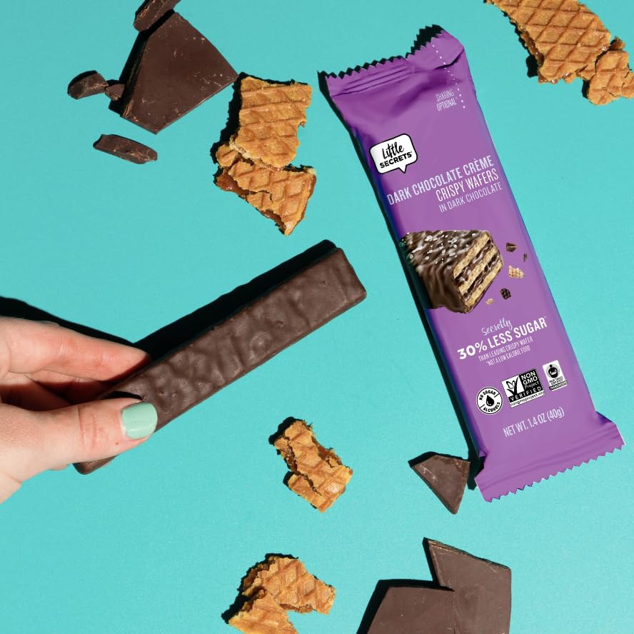 Sustainable cocoa ethos from Little Secrets enhances the indulgent experience.