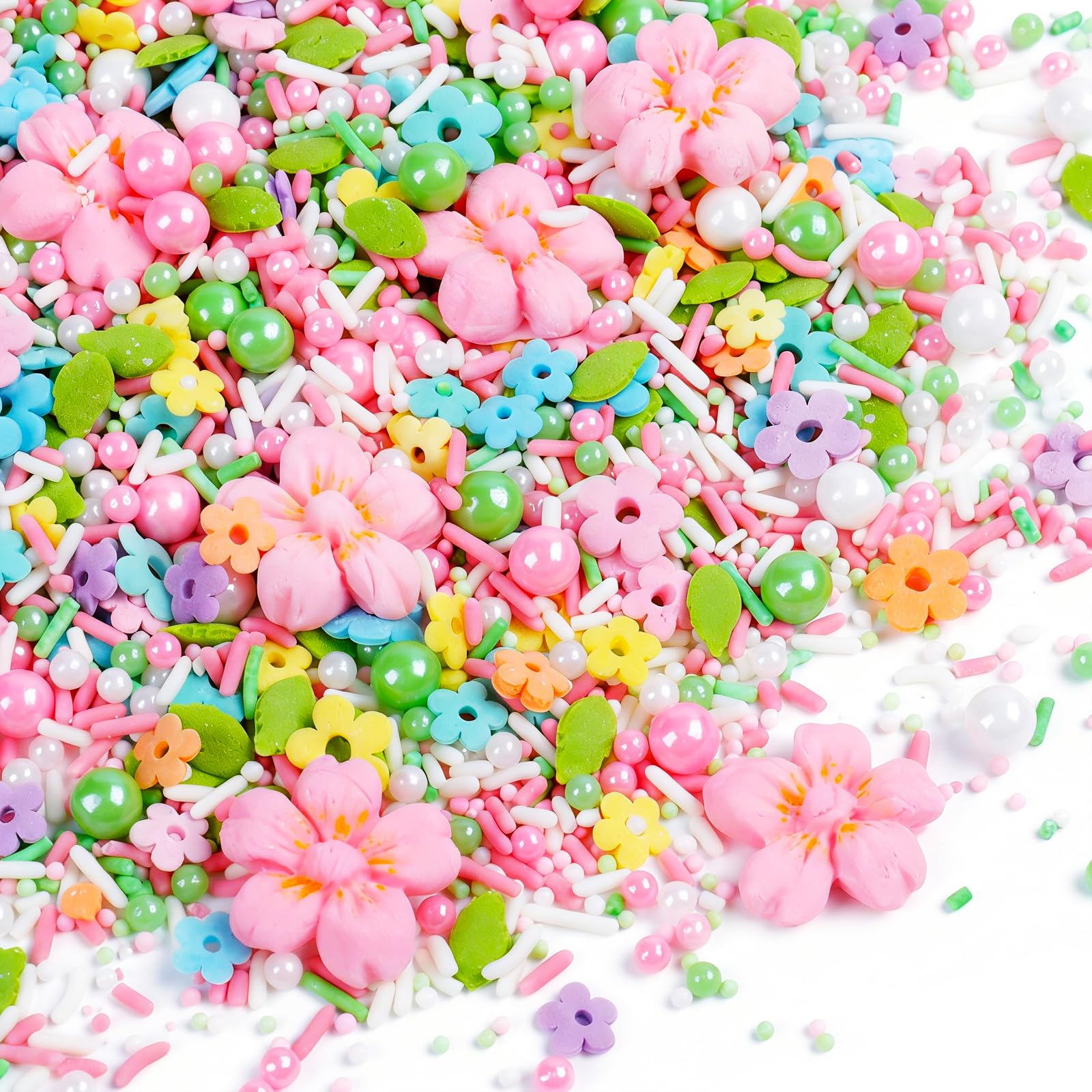 LittleStar edible flowers sprinkles brighten cakes with botanical flair and color
