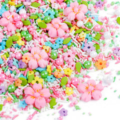 LittleStar edible flowers sprinkles brighten cakes with botanical flair and color