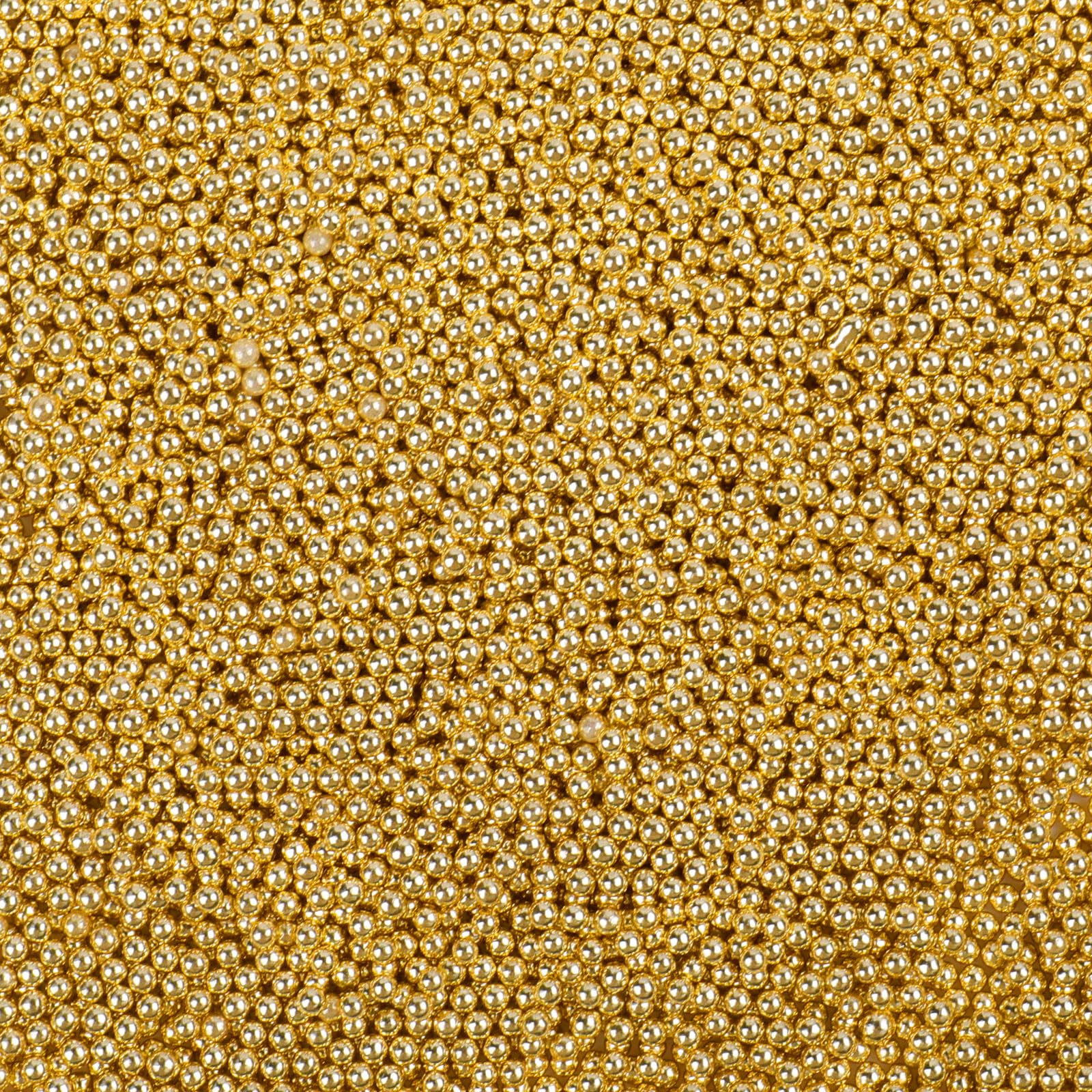 LittleStar Gold Nonpareils 2mm pearls for cake decor add shimmering elegance