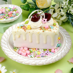 LittleStar leaf-shaped sprinkles create natural botanical accents