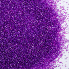 LittleStar purple sanding sugar jar closeup showing vibrant color for cookies