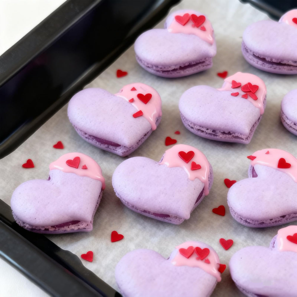 LittleStar red heart sprinkles brighten cookies and donuts with romantic flair.