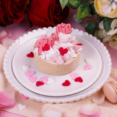 LittleStar red heart sprinkles brighten cupcakes and cookies with a festive touch