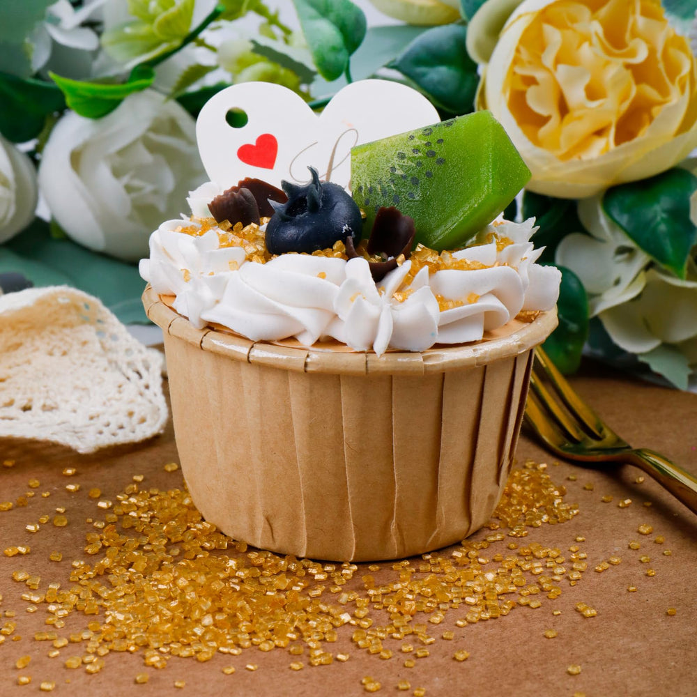 LittleStar resealable jar keeps the sugar fresh for decorating.