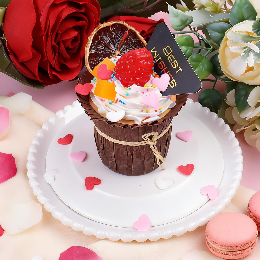 LittleStar sprinkles heart toppers add romantic detail to any dessert