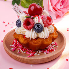 LittleStar pink sanding sugar adds sparkling texture to cakes and cupcakes.