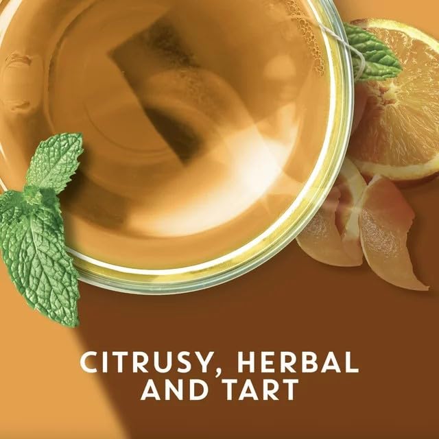 Caffeine-free Live2Pedal Tazo Wild Sweet Orange Tea suitable for any time of day