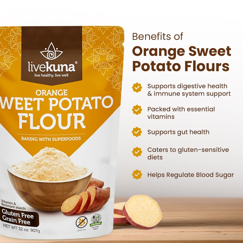 LiveKuna orange sweet potato flour thickening soups and sauces
