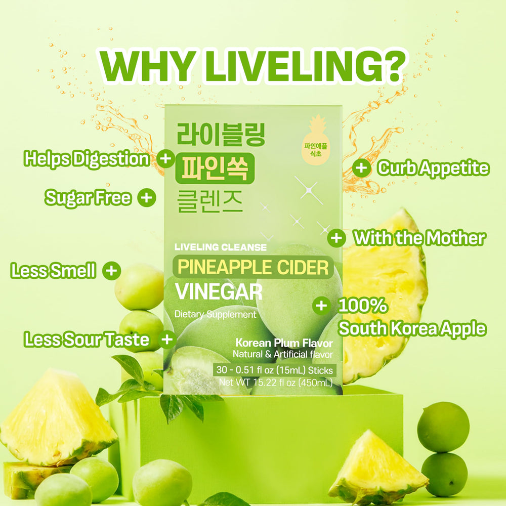 LIVELING 3-in-1 ACV shot pack ideal for quick health boost anywhere