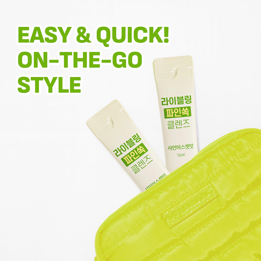 LIVELING Portable stick packs on the go, ready to mix with water anywhere.