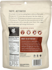 Living Intentions sprouted almonds in hand ready for a quick, protein-packed bite