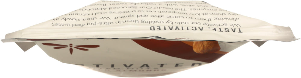 Living Intentions sprouted almonds product photo showcases USA-sourced ingredients