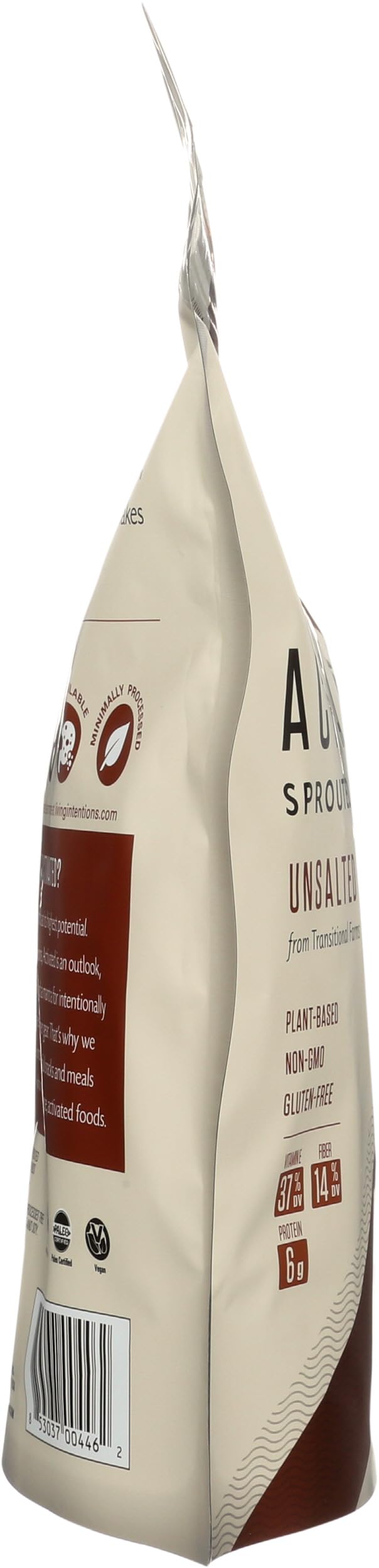 Living Intentions sprouted almonds soaked sprouts detail the sprouting process