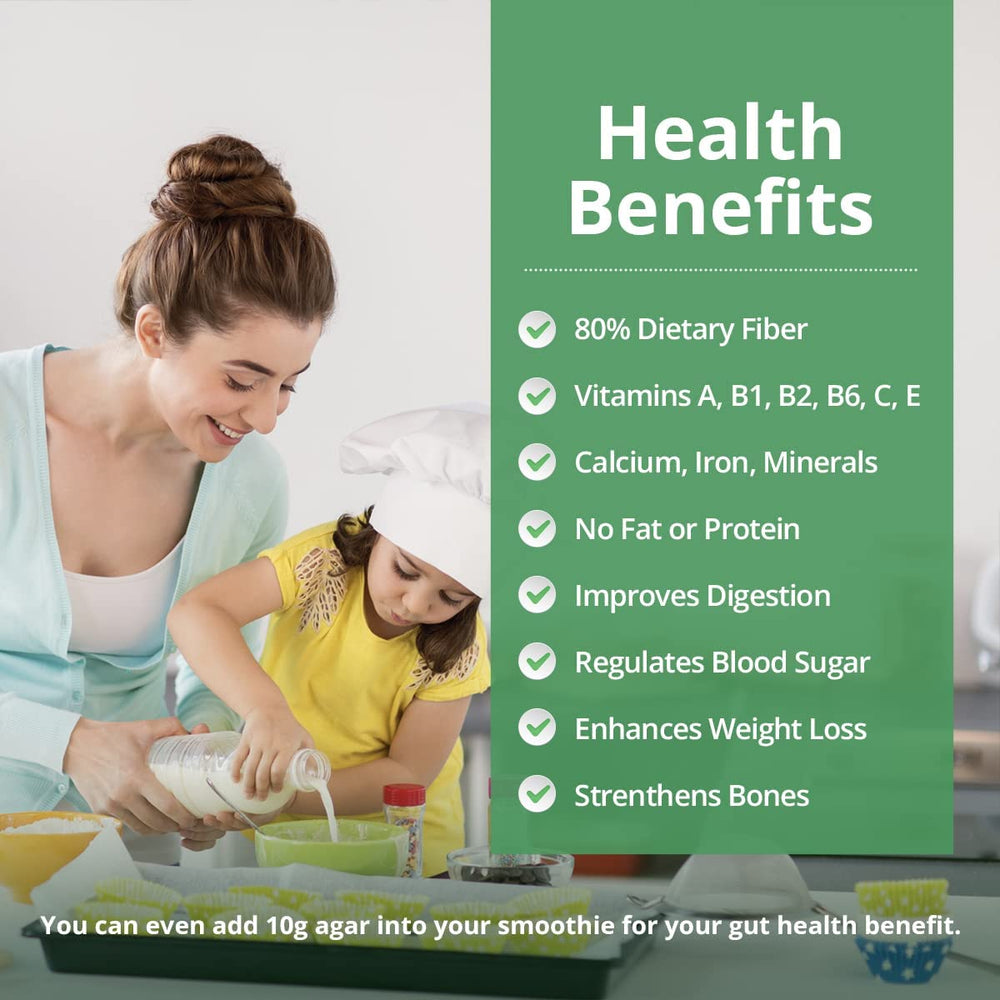 Living Jin Agar Agar Powder is nut-free and non-GMO
