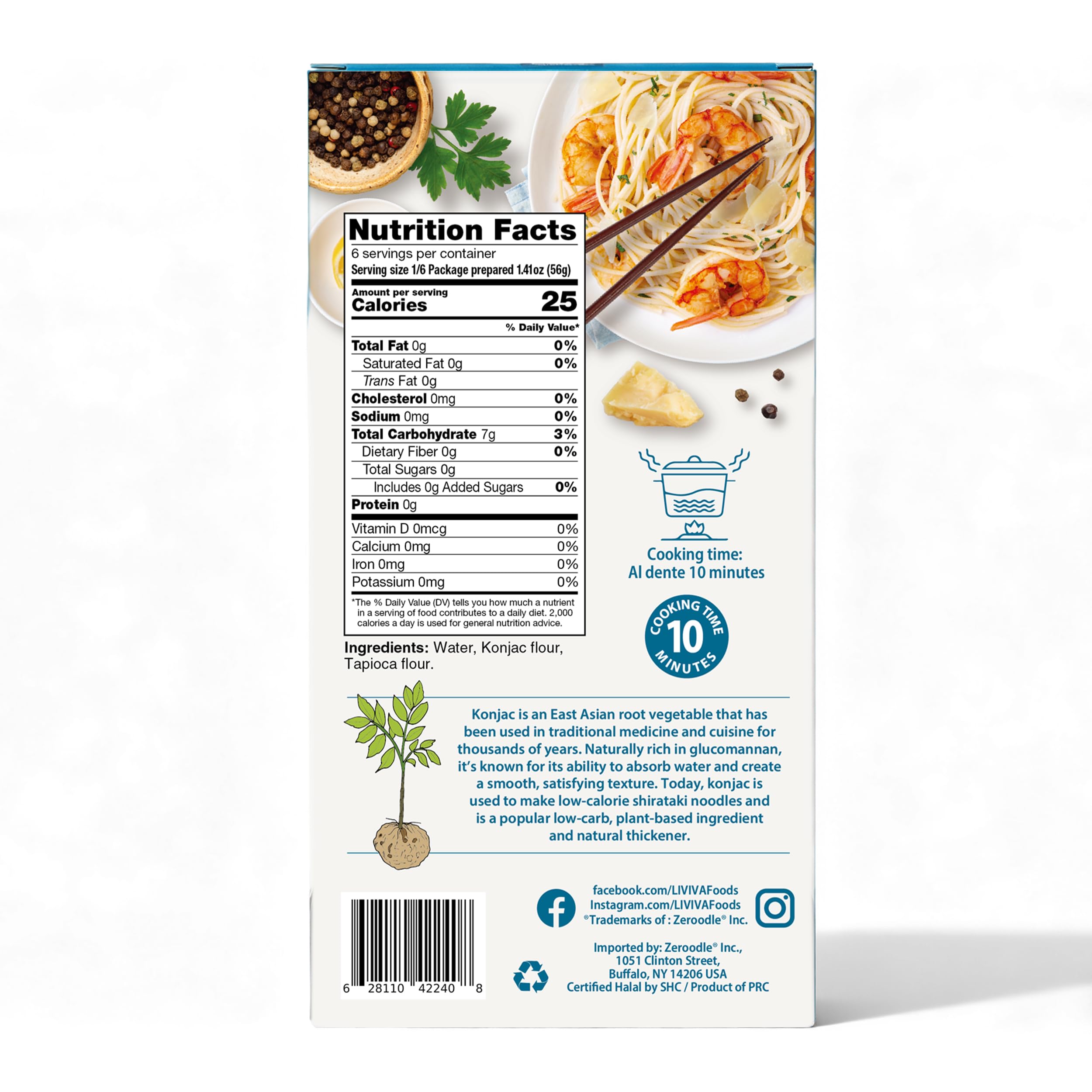 Liviva konjac noodles in a quick stir-fry, keto-friendly option.